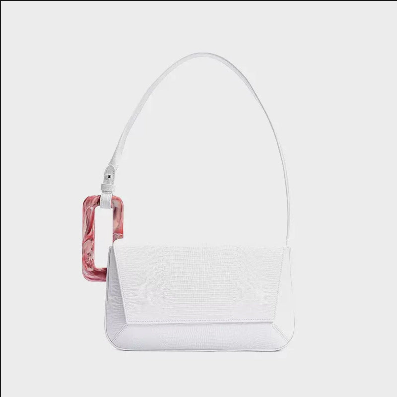 Women's Patchwork Color-Block Shoulder Bag