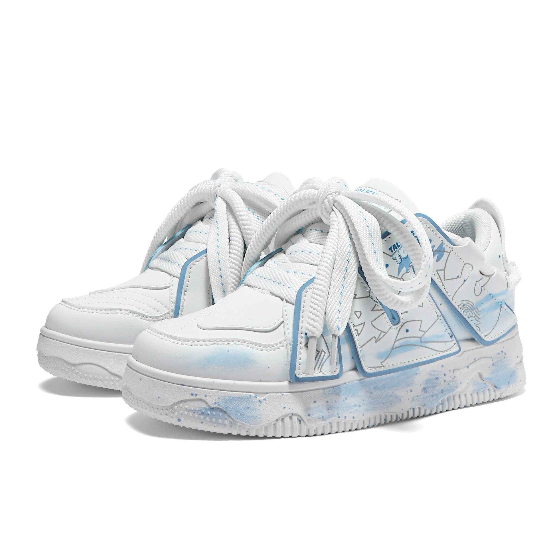 TALKING TOM | Graffiti Casual Sneakers - Blue