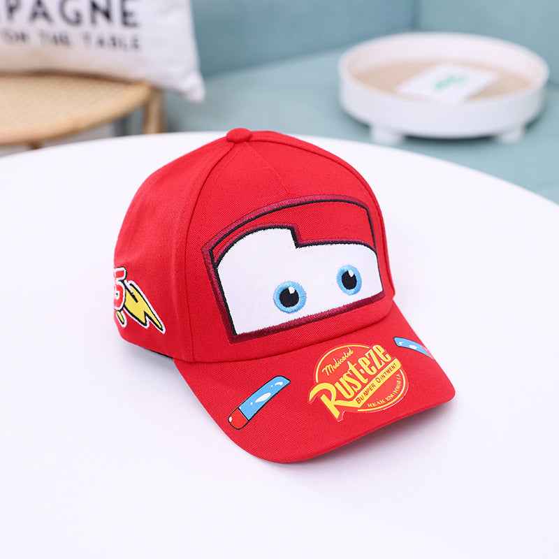 Wholesale New lightning McQueen Boys Peaked Baseball Cap