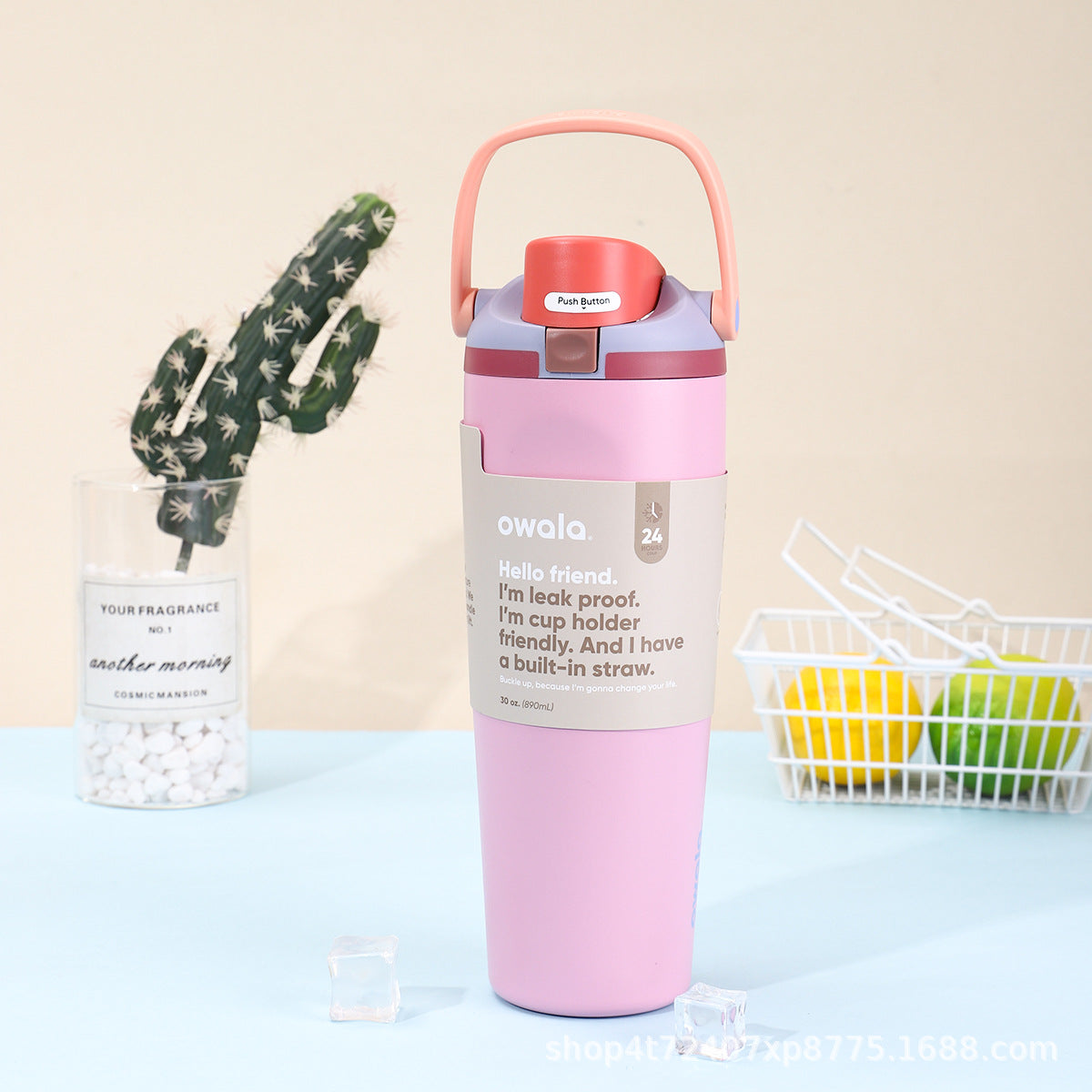 Wholesale Owala 30oz FreeSip Sway Stainless Steel Tumbler Water Bottle (5pcs)