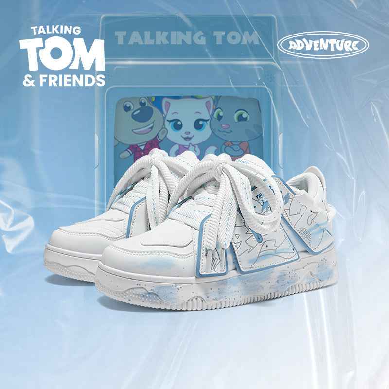 TALKING TOM | Graffiti Casual Sneakers - Blue