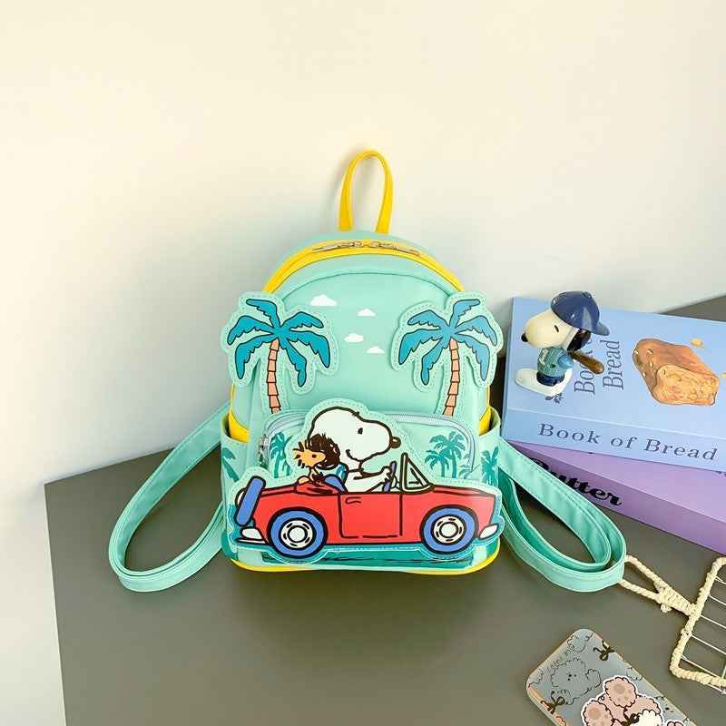 Cartoon PU Leather Backpack