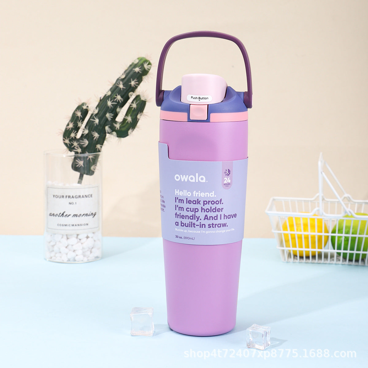 Wholesale Owala 30oz FreeSip Sway Stainless Steel Tumbler Water Bottle (5pcs)