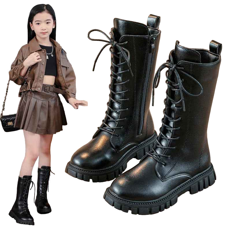 Girls' Middle High Martin Boots