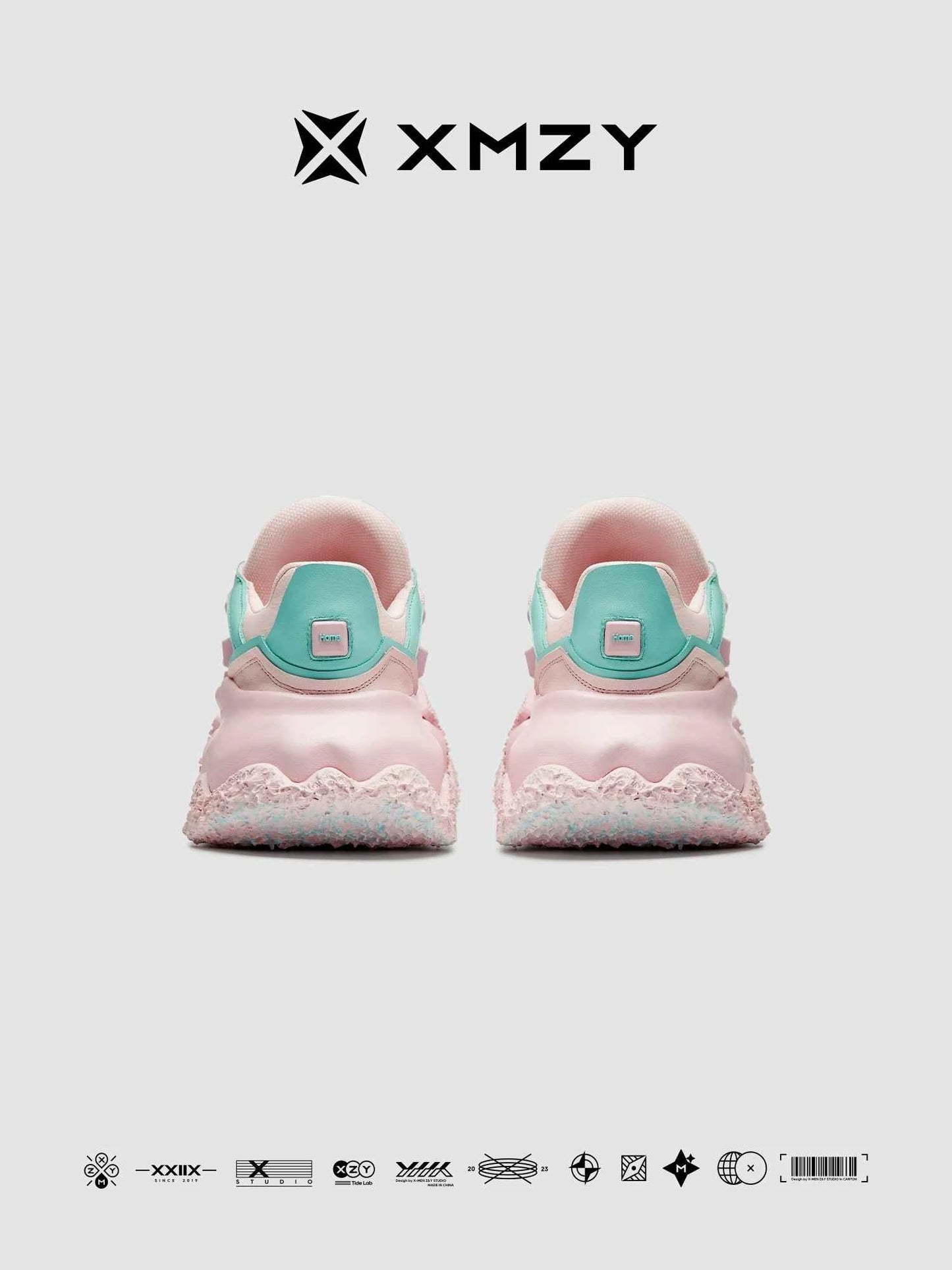 Stellar Nova - Chunky Sole Colorblock Sneakers-Blue