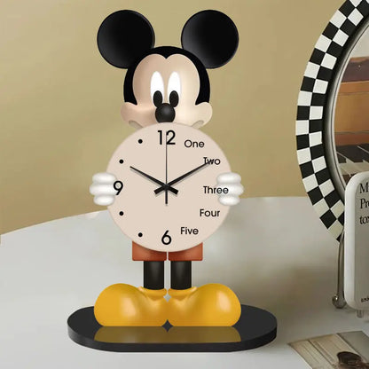 Disney Mickey Mouse Clock Wooden