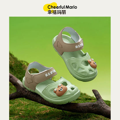 Cheerful Mario Kids Cute Cartoon Slippers