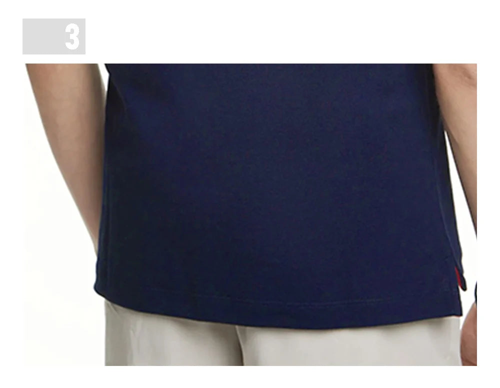 CH Men's Versatile Solid Color Polo Shirt