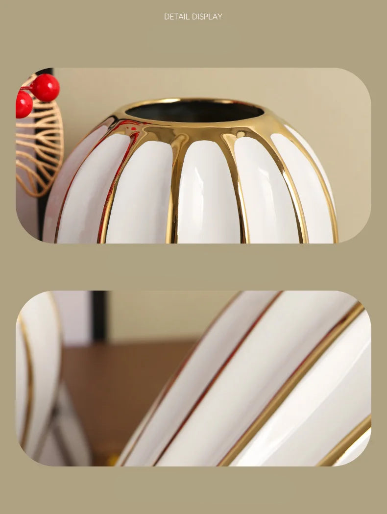 Home Decor Universal Storage Jar Luxury Ceramic Vase Ornaments