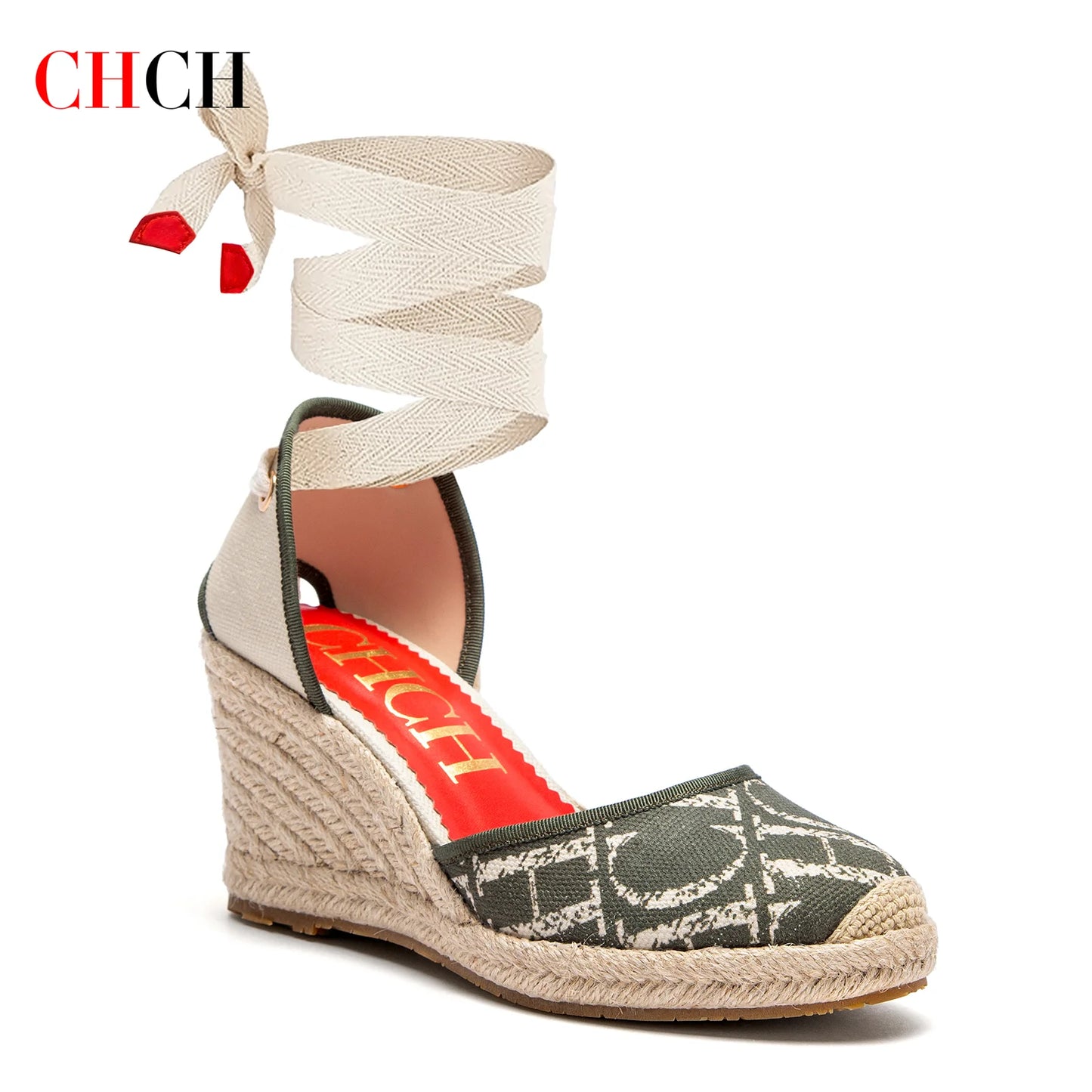 CHCH Women's Espadrilles Platform Wedge Sandals