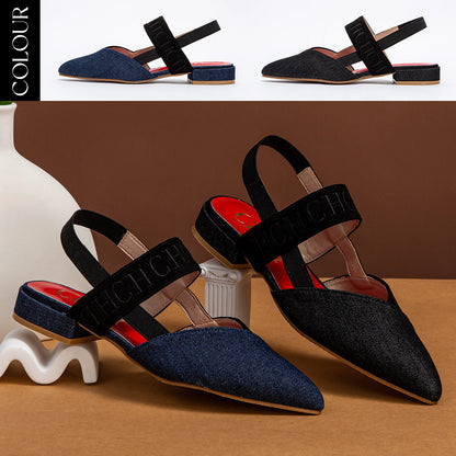 CH Basic Flat Cross Retro Flat Shoes