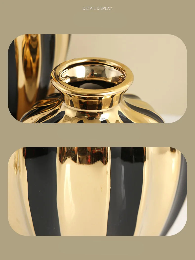 Luxury Ceramic Vase Creative Handicraft Jars Decorations