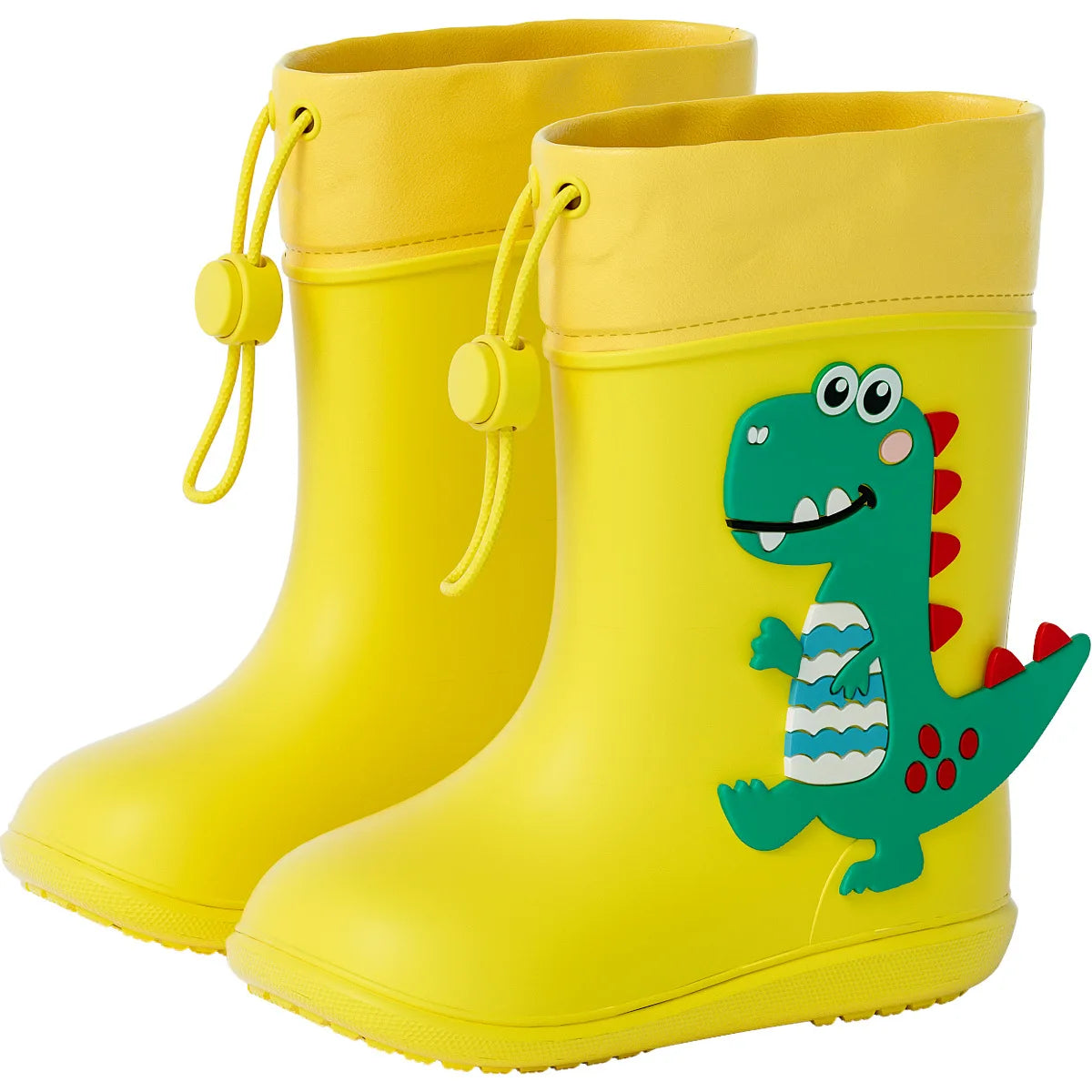 Cheerful Mario Kids Rain Boots Animal Design