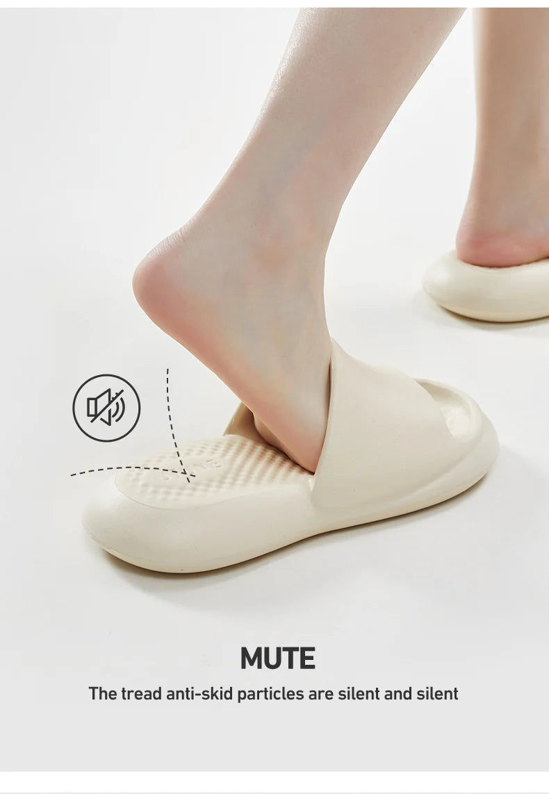 UTUNE Massage Unisex Slippers Mute Air Cushion Thick Sole