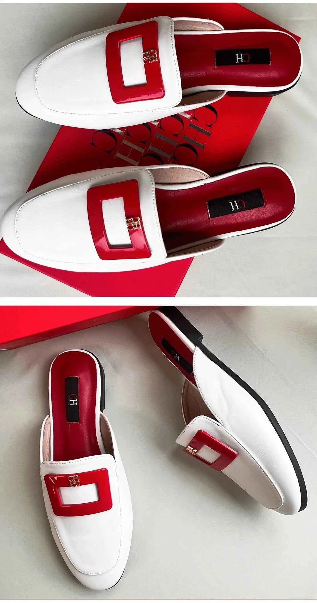 CHCH Baotou Low Heels Sandals