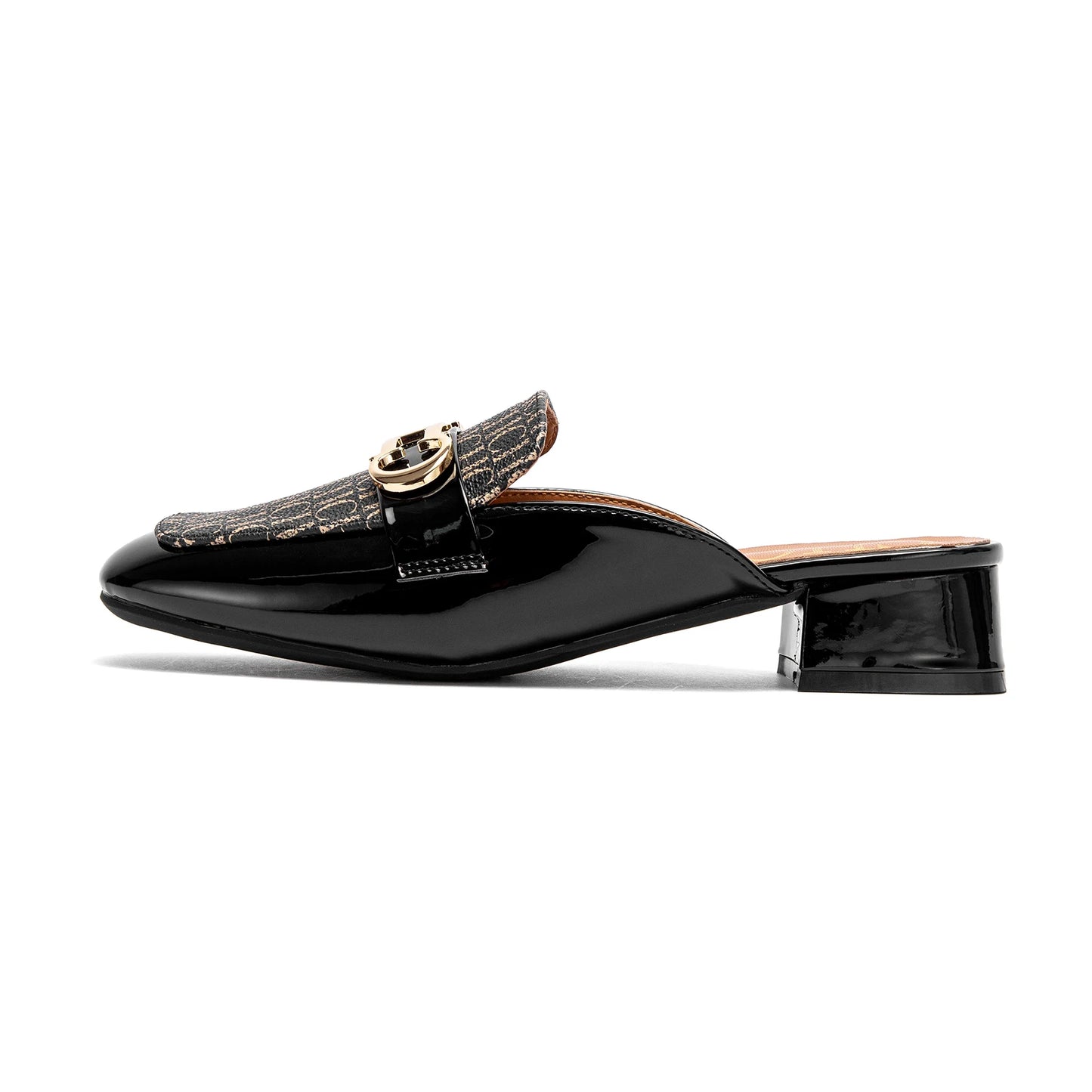 CHCH Buckle Mules Ladies Slip-on Loafers