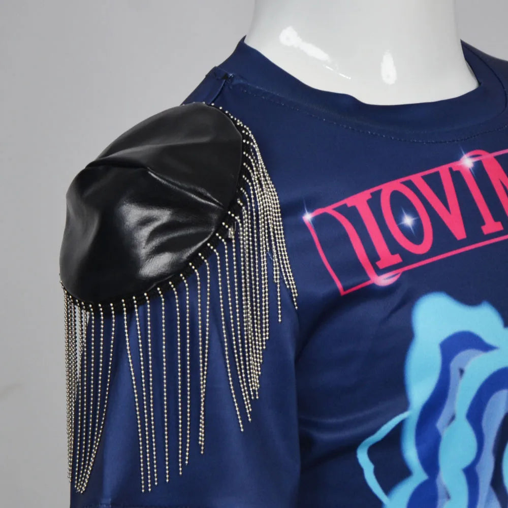 Kids Mira Performance Cosplay Print Costume Girl for K-Pop Team Christmas Halloween Play Comic Exhibition Costume Outfit