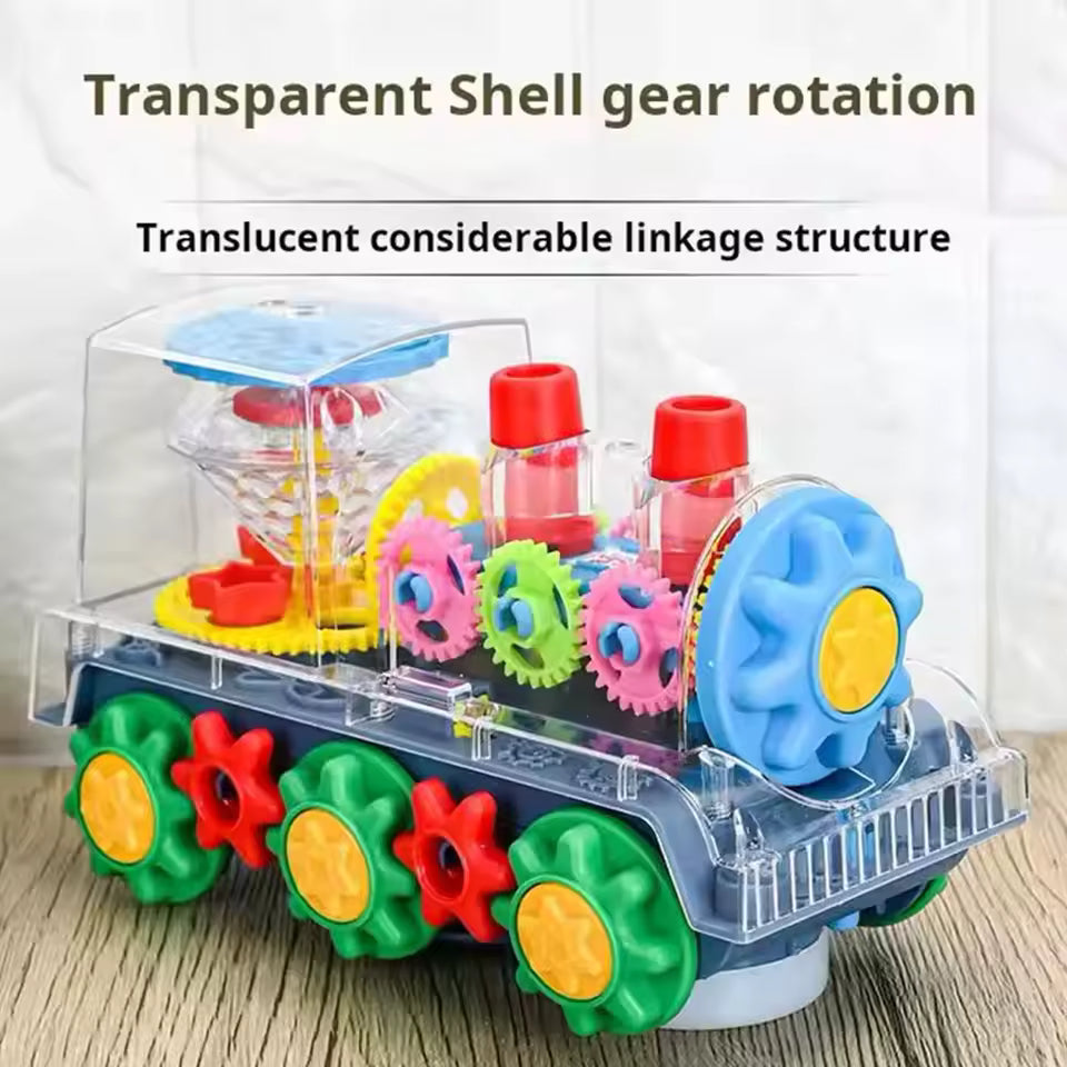 Transparent Light Music Train With Led Light Music