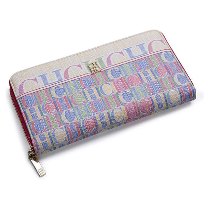 CH Luxury Vintage Folding Monogrammed Design Wallet