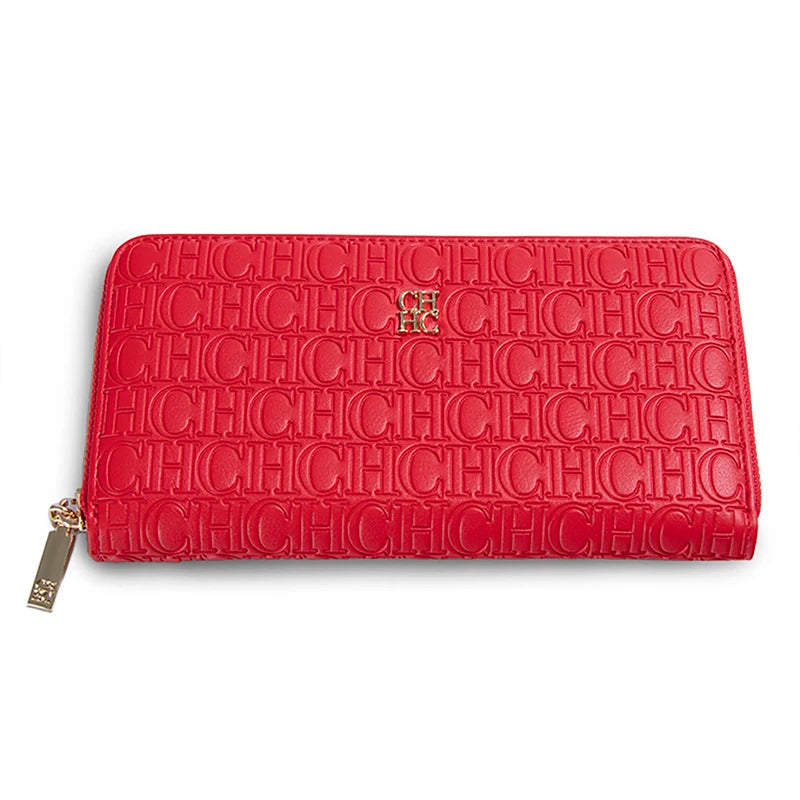 CH Luxury Vintage Folding Monogrammed Design Wallet