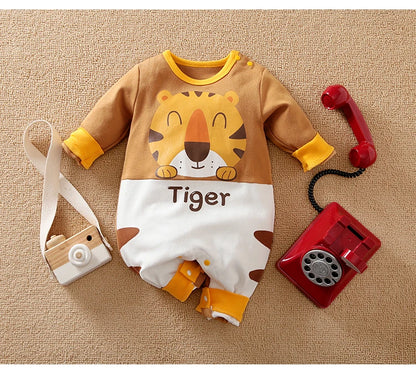 Cute Tiger Cotton Bodysuit