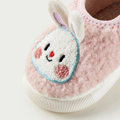 Cheerful Mario New Style Children Winter Cotton Warm Bunny Shoes