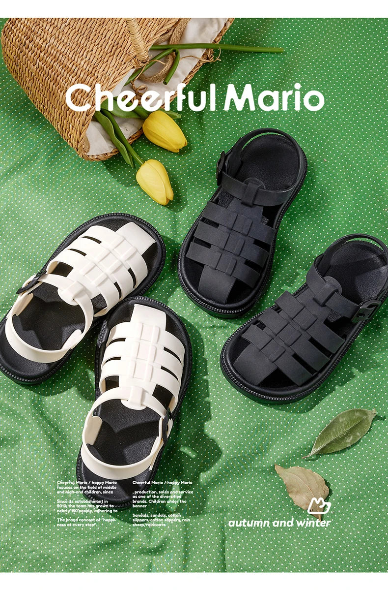 Cheerful Mario Children's New Summer Casual Sandals