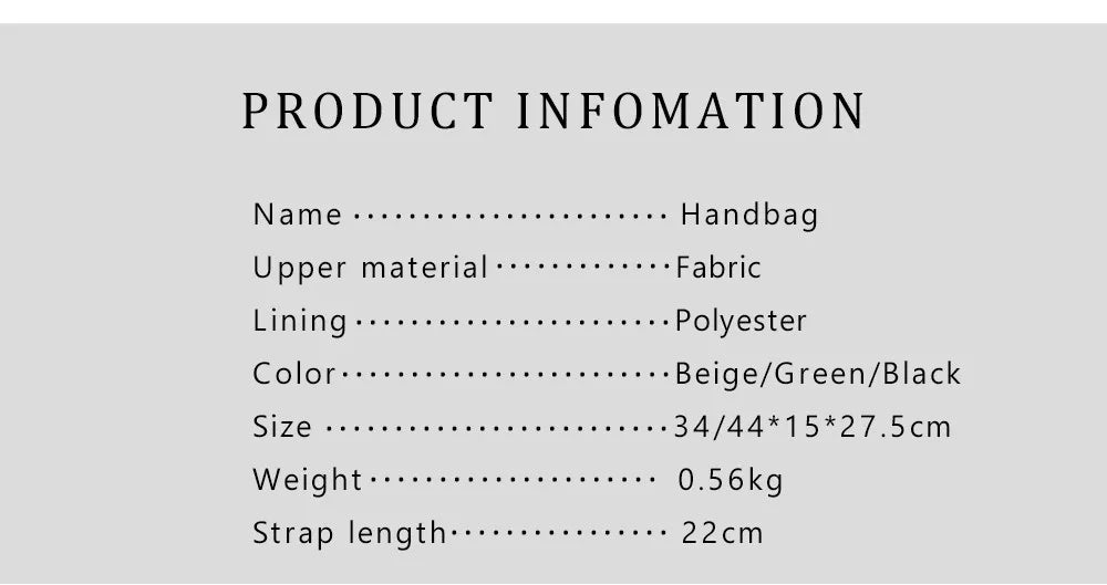 CH Large Capacity Tote Bag