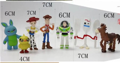 2023 Toy Story 7PCS Action Figure