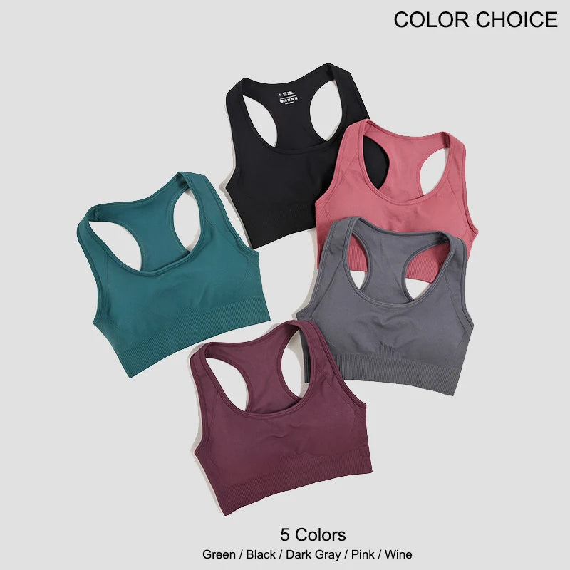 Women Tank Top Padded Quick Dry Sports Bra