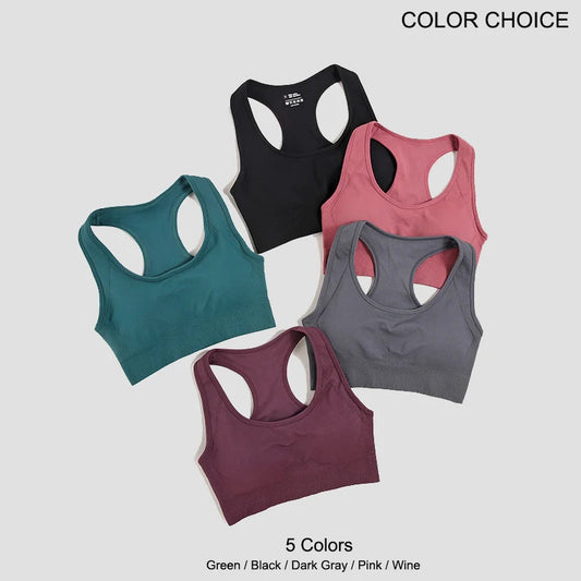 Women Tank Top Padded Quick Dry Sports Bra