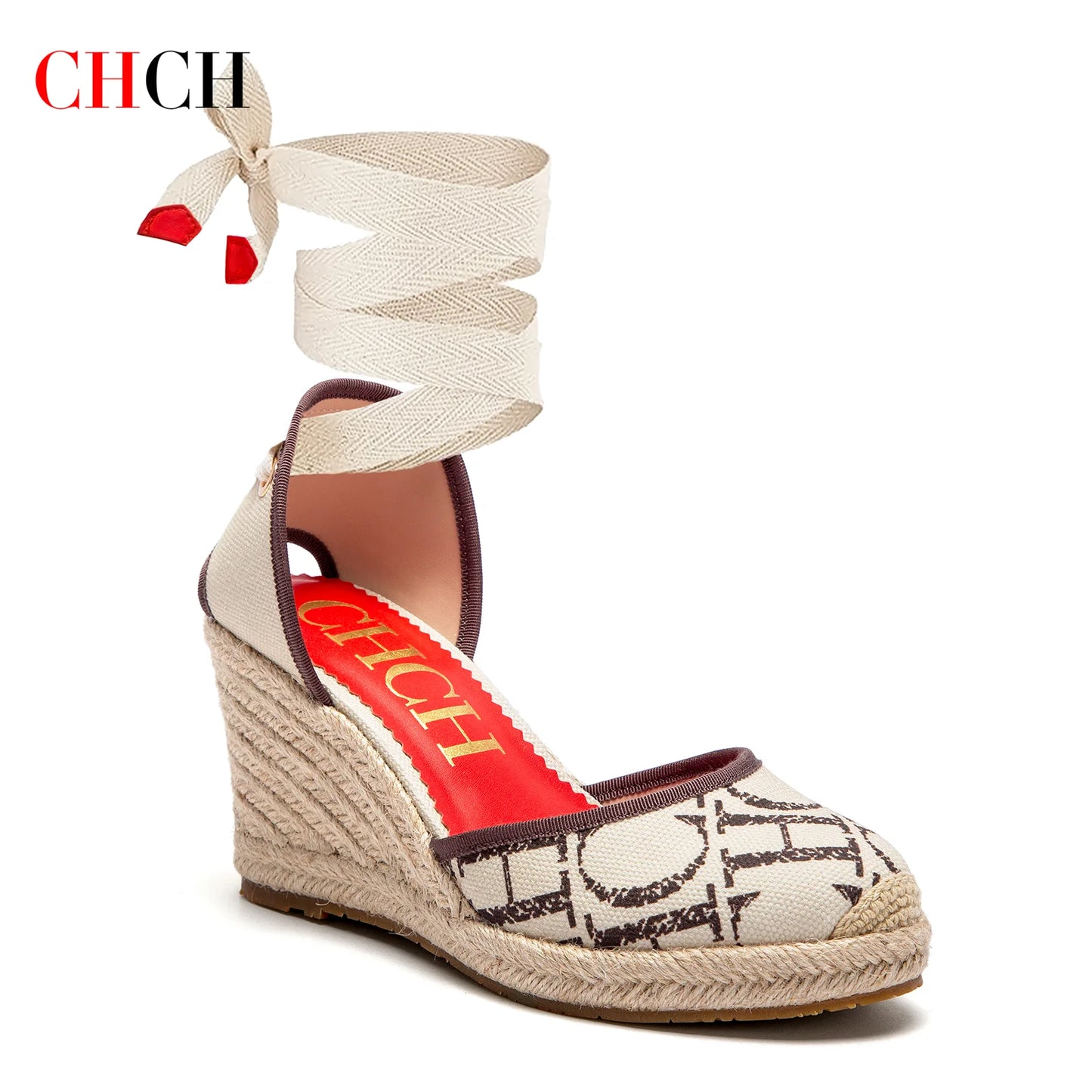 CHCH Women's Espadrilles Platform Wedge Sandals
