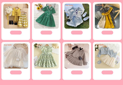 Girls Clothing Sets Sleeveless Blouse +  Skirt