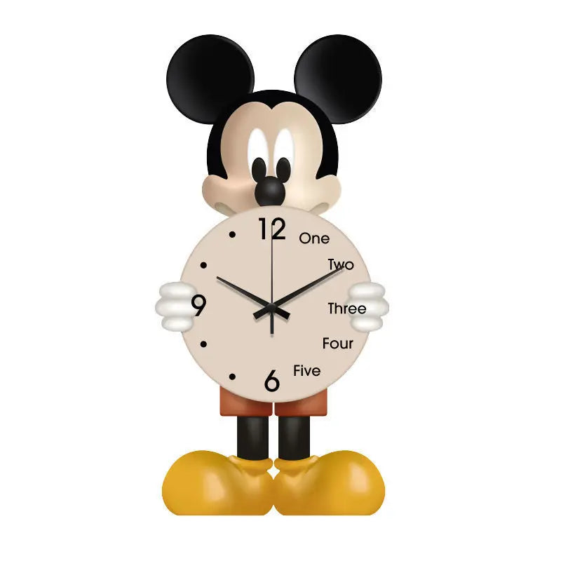 Disney Mickey Mouse Clock Wooden