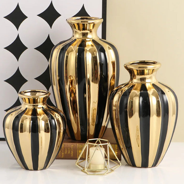 Luxury Ceramic Vase Creative Handicraft Jars Decorations