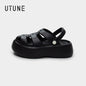 UTUNE-Astronomy Gladiator Flat Bottomed Roman Sandals