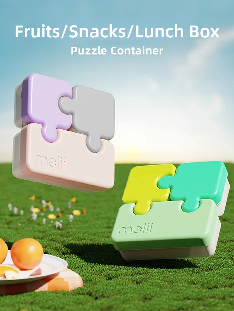 Melii Puzzle Container Fruit Lunch Box