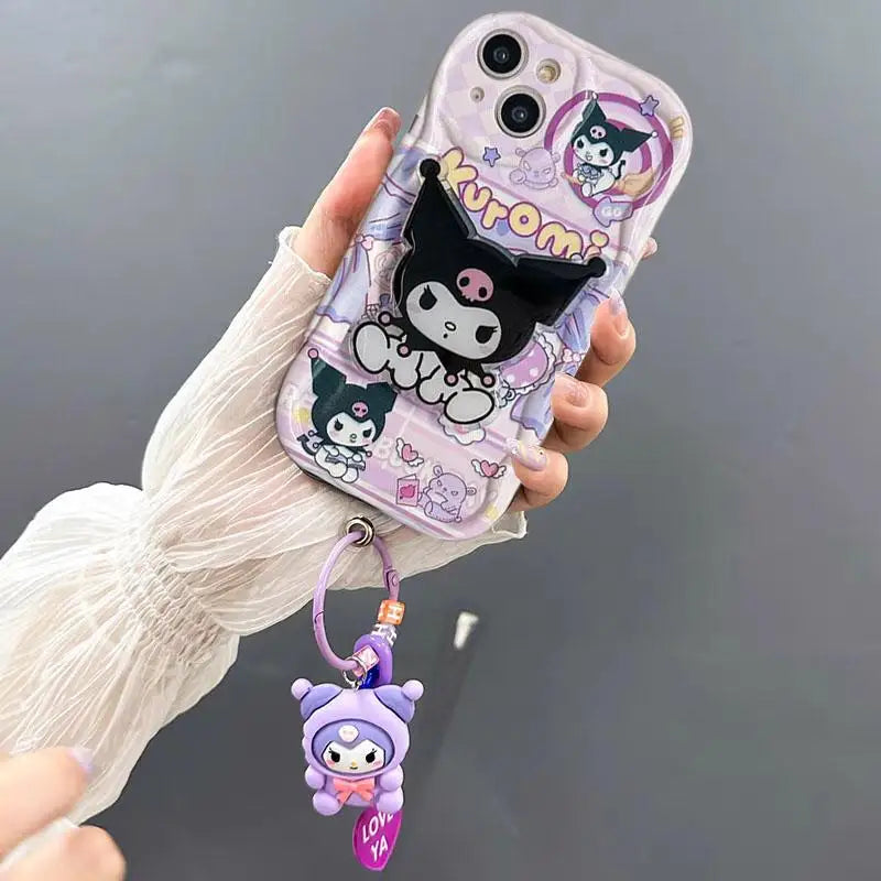 Sanrio Phone Case With Holder For iPhone