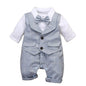 Infant Formal Party Suit Plaid Outfit