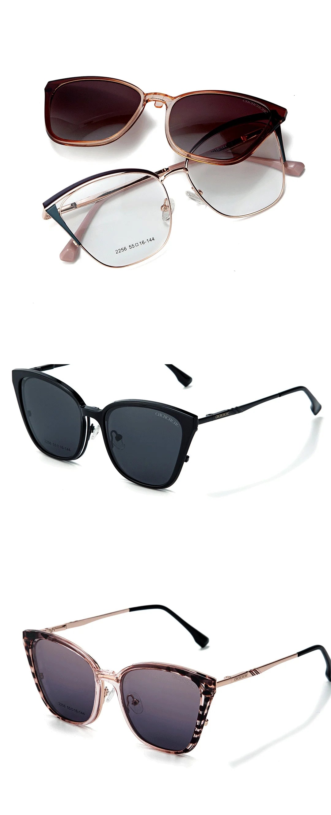 CH Ladies Gradient Luxury Sunglasses