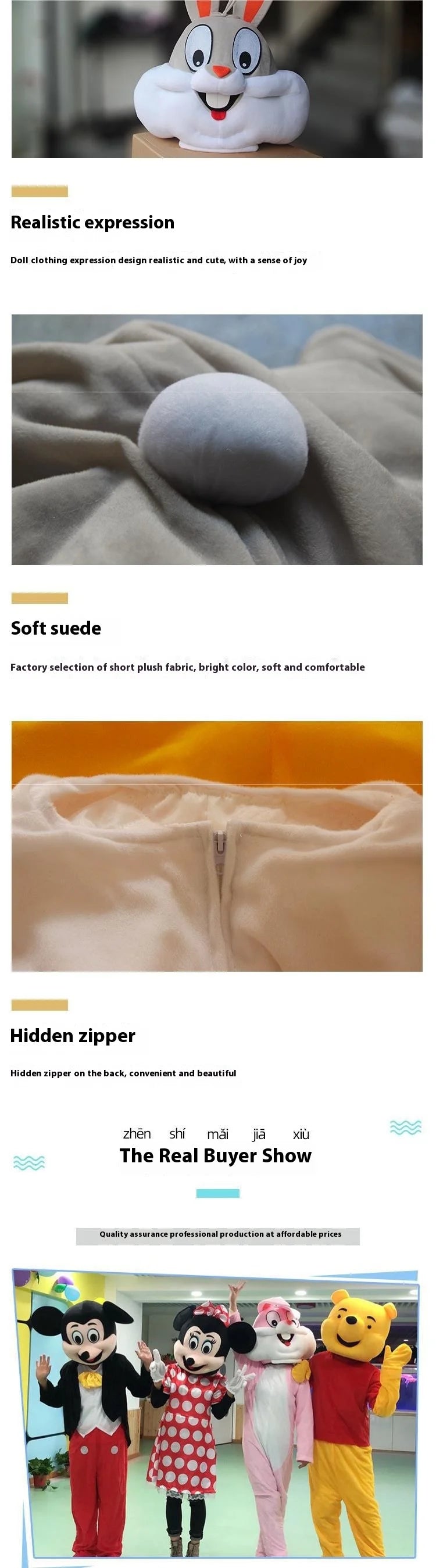 Cartoon Characters Adult Mascot / Costume