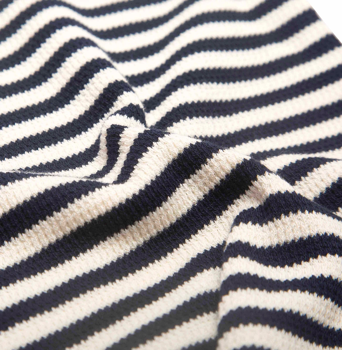 CH Women Stripe Knitted Chic Short Sleeve Polo Shirt