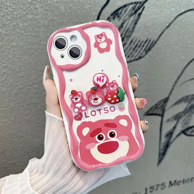 Strawberry Lotso Bear Phone Case (Note 12 Pro Plus 5G , Note 13 Pro Plus 5G)