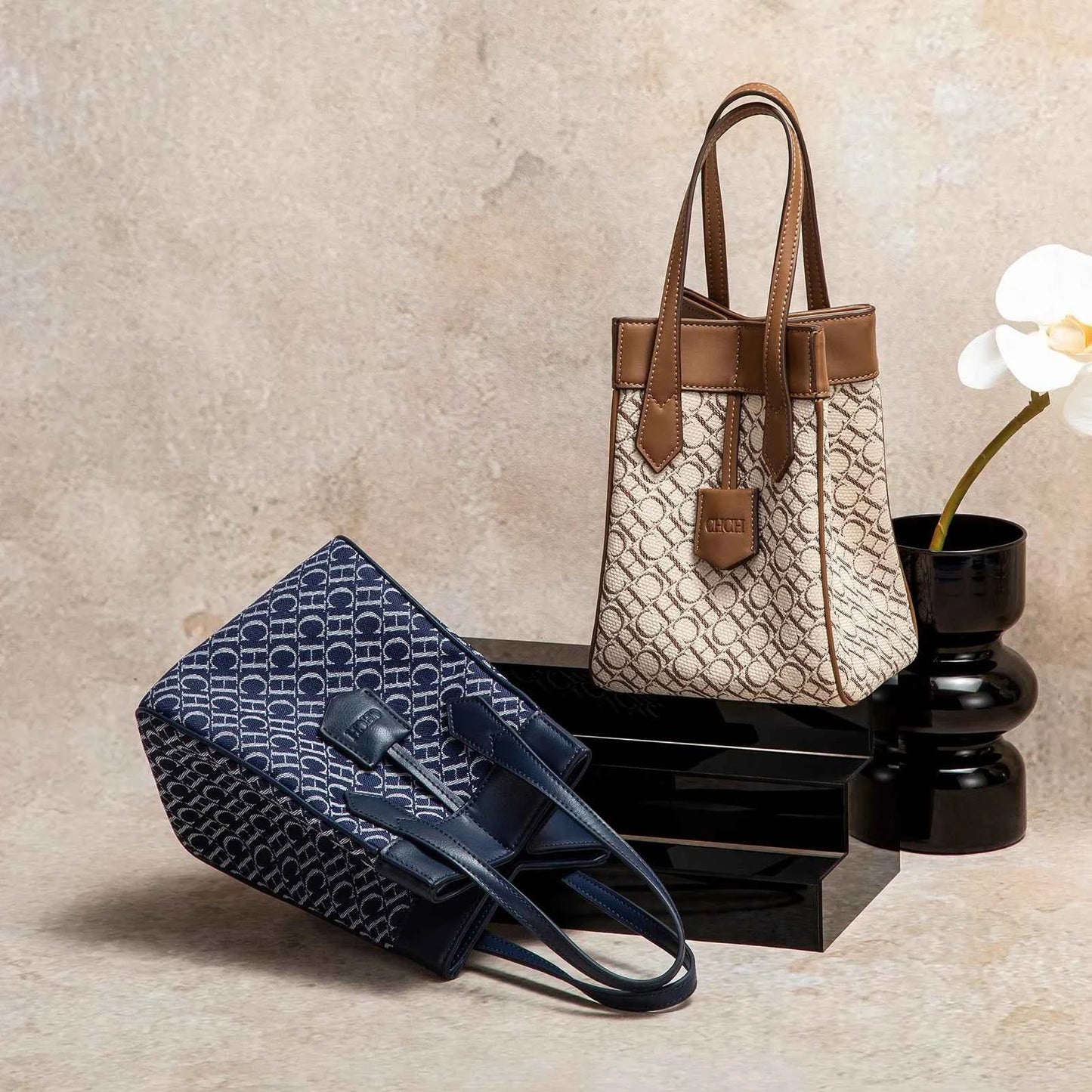 CHCH Monogram Canvas Bag