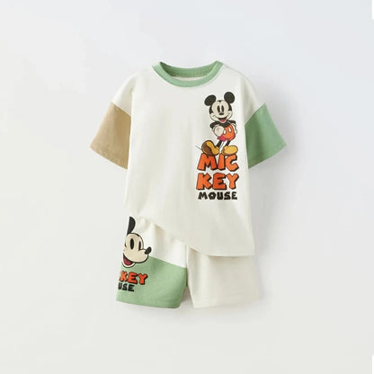 Printed Children's Clothes T-shirt - Shorts 2pc/set