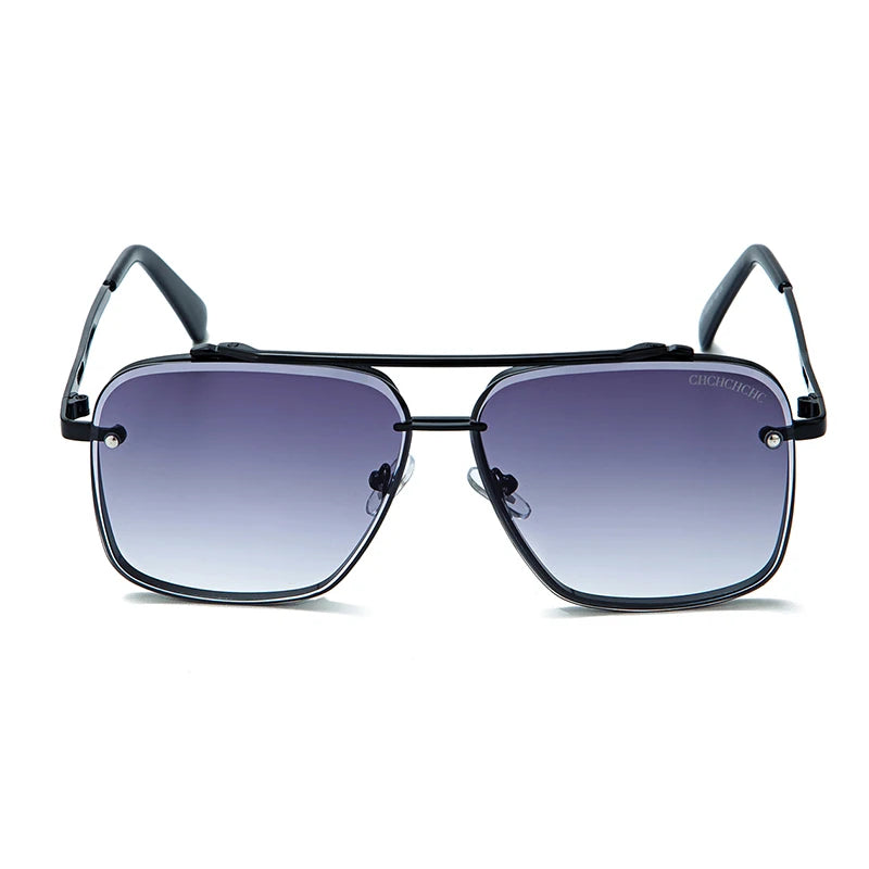 CH Classic Large Frame Style Elegant Sunglasses