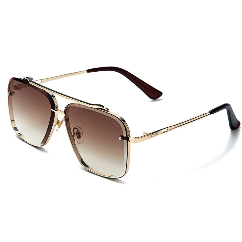 CH Classic Large Frame Style Elegant Sunglasses