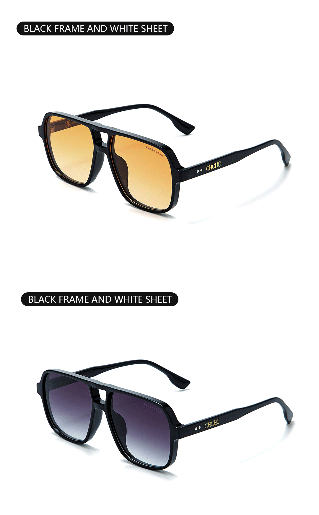 CH High Quality Drop Resistant Versatile Sunglasses