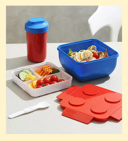 Colorful Building Blocks Bento Box