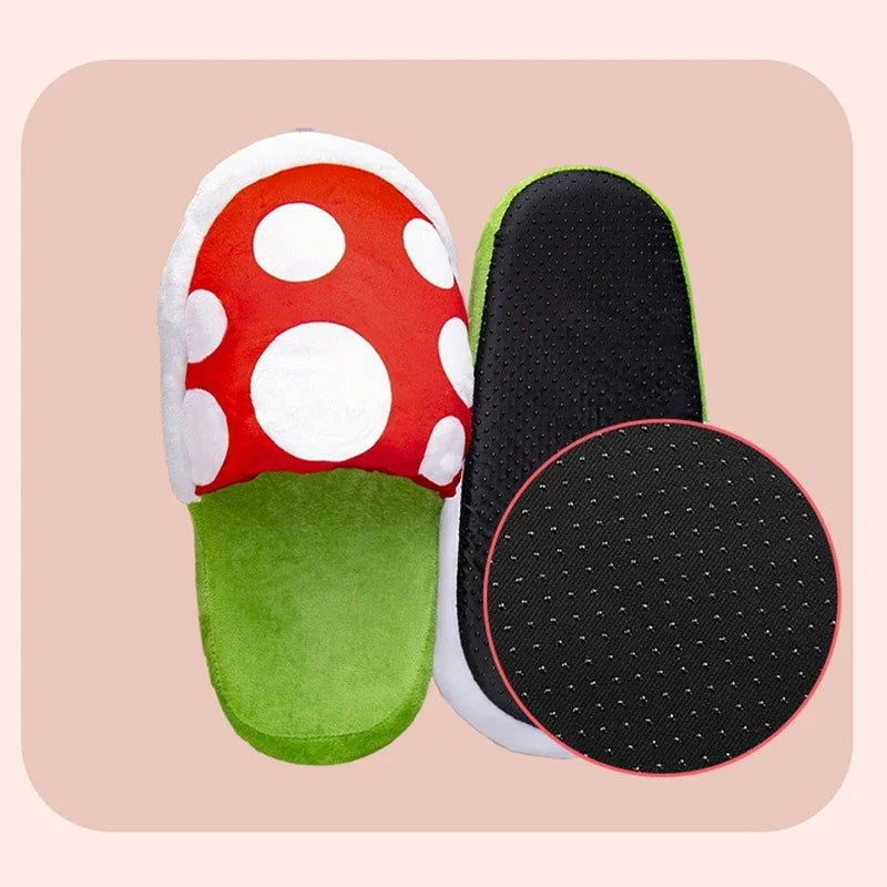 Super Mario Bros Plush Cotton Slippers